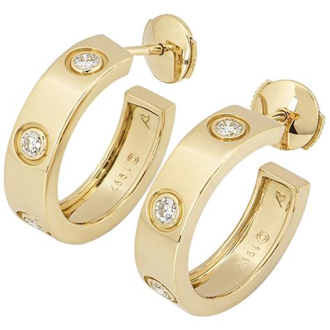 cartier love earrings dupe.